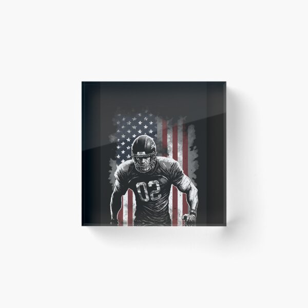 Item preview, American Football Player Usa Flag designed and sold by druckfun.