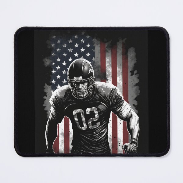 Item preview, American Football Player Usa Flag designed and sold by druckfun.