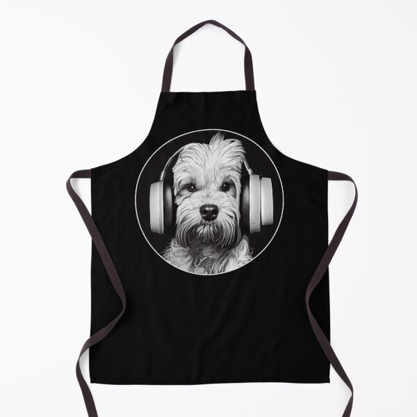 Item preview, Dog DJ with Headphones designed and sold by samshirts.