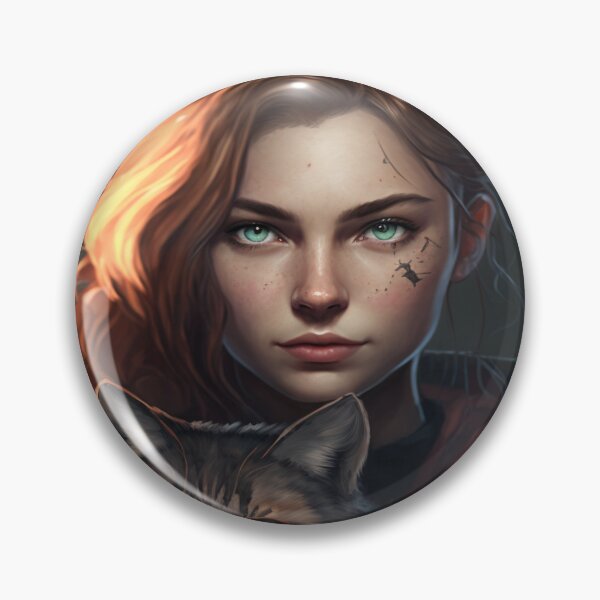 Item preview, Girl with cat  high quality drawing designed and sold by RetroCanvas.