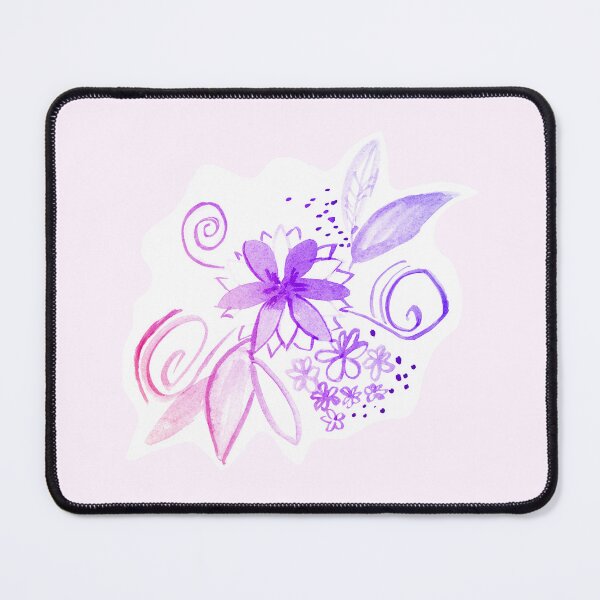 Item preview, Purple flower watercolor painting | Watercolor purple flower sketch designed and sold by lausn.