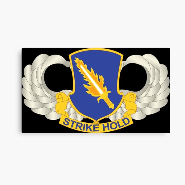 Army - Airborne Badge - 504th Infantry Regiment -No Txt Canvas