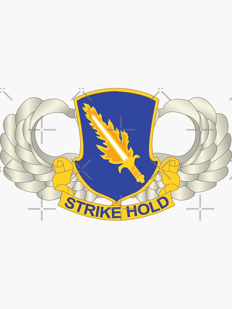 504th Airborne Infantry Regiment Strike Hold Abzeichen Patch