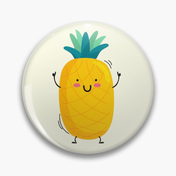 Item preview, Cute Pineapple Fruit Kawaii designed and sold by BrightLightArts.