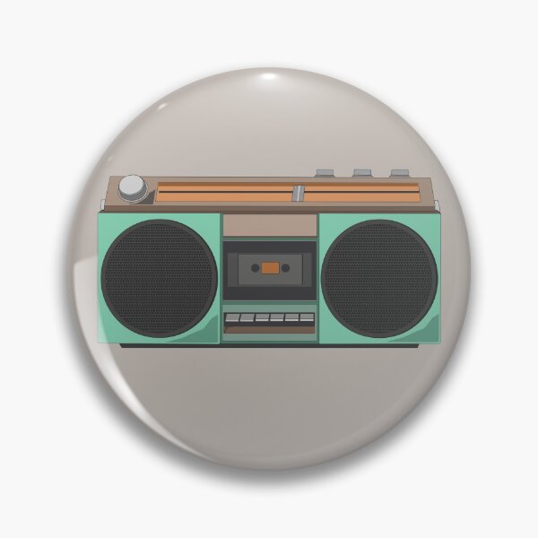 Item preview, Retro Boombox Green Radio  designed and sold by dailycake.