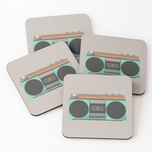 Item preview, Retro Boombox Green Radio  designed and sold by dailycake.