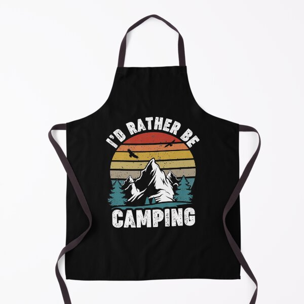 Item preview, Id rather be camping retro outdoors adventure designed and sold by Majesticoo.