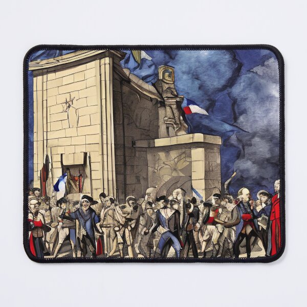 Item preview, French revolution 1789, the starving people mass and storm in revolt designed and sold by StedeBonnet.