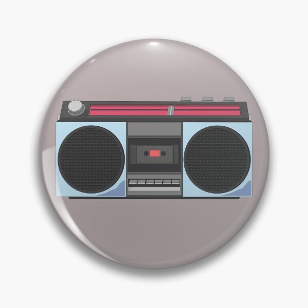 Item preview, Retro Boombox Blue Radio  designed and sold by dailycake.