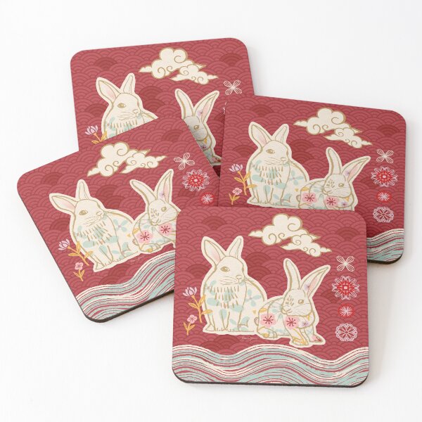 Item preview, Chinese Lunar New Year Water Bunnies designed and sold by Daniela Glassop.