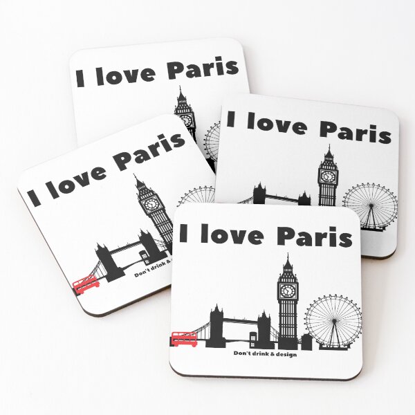 Item preview, City Paris London skyline design comedy designed and sold by popanato.