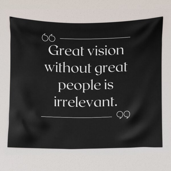 Item preview, Recruiter Quote Great vision without great people is irrelevant. designed and sold by Recruiter-Love.