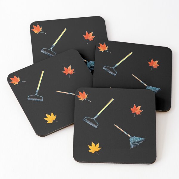 Item preview, Rake and Leaves Pattern -  Available on socks mugs shirts stickers and more designed and sold by Dude  Stuff.
