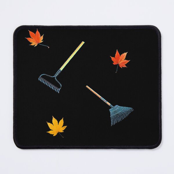 Item preview, Rake and Leaves Pattern -  Available on socks mugs shirts stickers and more designed and sold by Dude  Stuff.