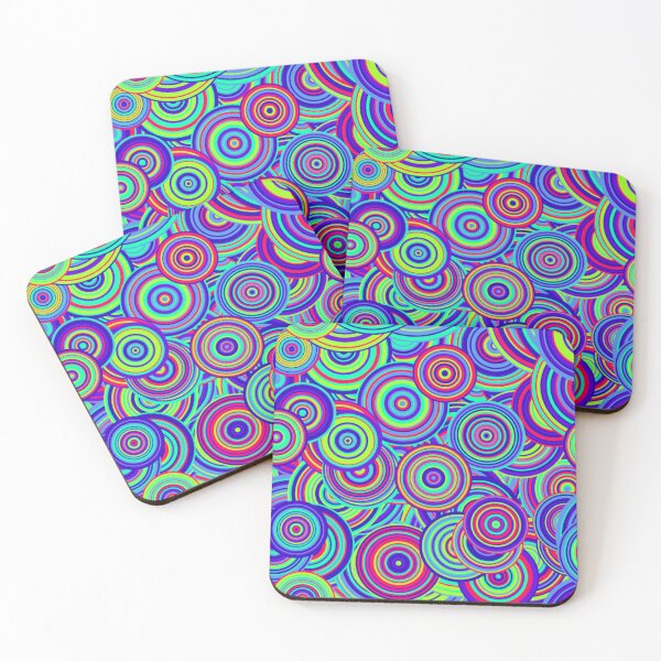 Item preview, Groovy Circles designed and sold by TotallyRetroArt.