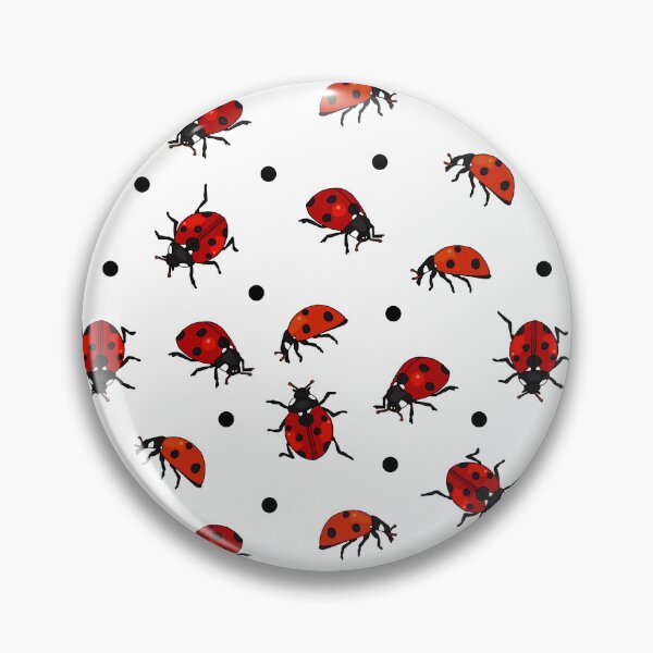 Item preview, Ladybirds Ladybug Polka Dot Pattern designed and sold by HotHibiscus.