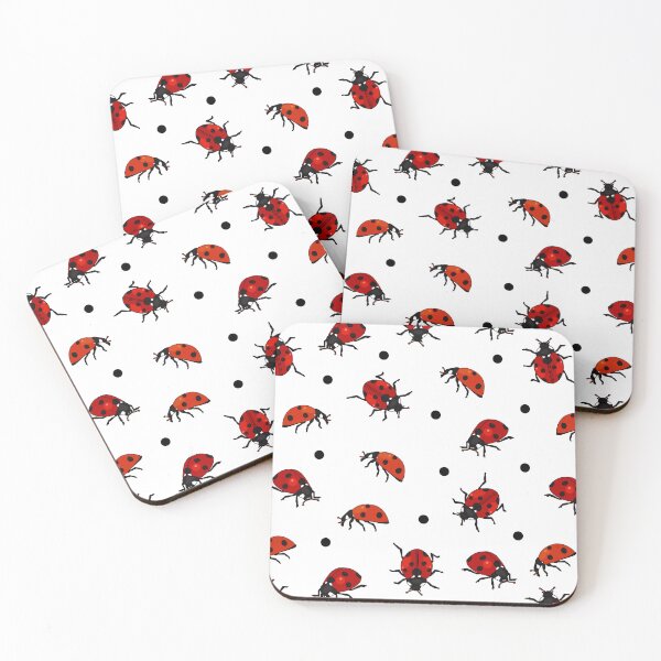 Item preview, Ladybirds Ladybug Polka Dot Pattern designed and sold by HotHibiscus.