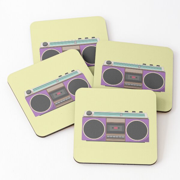 Item preview, Retro Boombox Violet Radio  designed and sold by dailycake.