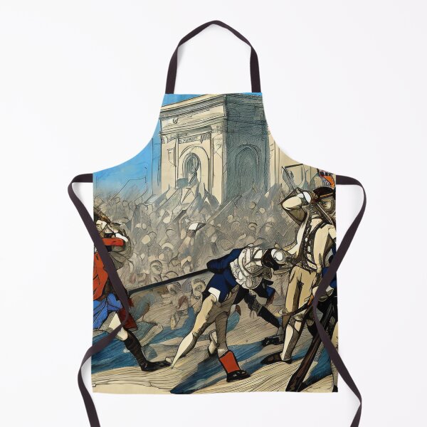 Item preview, Massacre of the French Revolution 1789 - The Peasants fight back in France - colour sketch designed and sold by StedeBonnet.