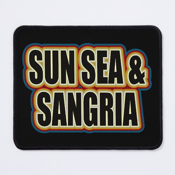 Item preview, Sun Sea & Sangria Retro Sticker designed and sold by GaryDobson.
