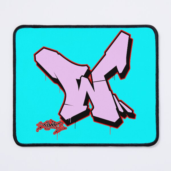 Item preview, PINK LETTER W BY ESONE URBAN GRAFFITI STREET STYLE designed and sold by GraffitiBomberZ.