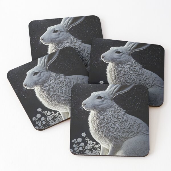 Item preview, Celtic Snow Hare #001 designed and sold by thewandswant.