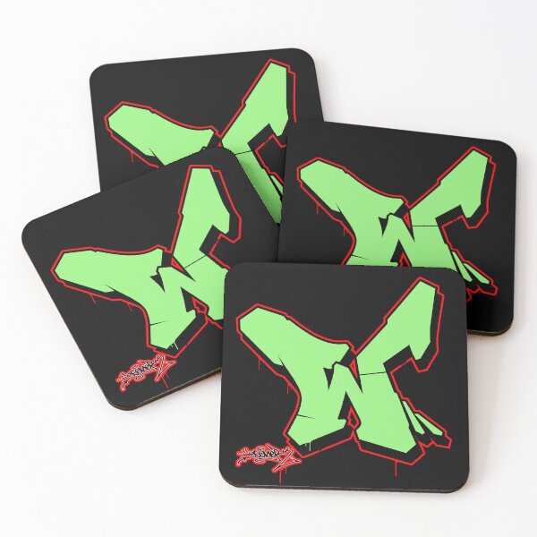 Item preview, GREEN LETTER W BY ESONE URBAN GRAFFITI STREET STYLE  designed and sold by GraffitiBomberZ.