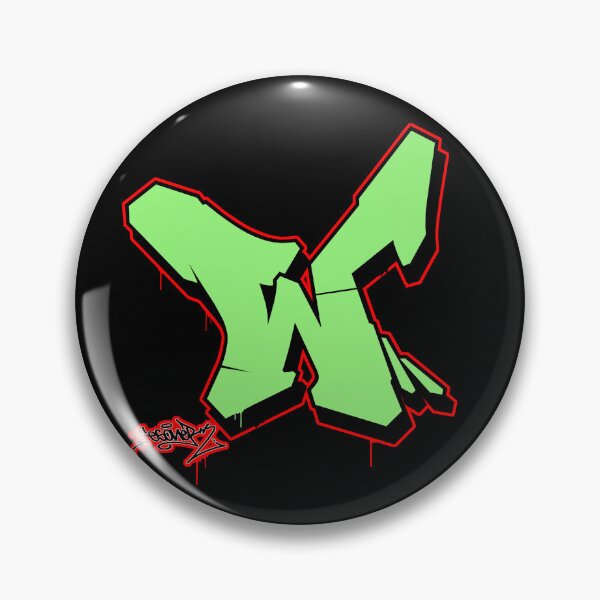Item preview, GREEN LETTER W BY ESONE URBAN GRAFFITI STREET STYLE  designed and sold by GraffitiBomberZ.