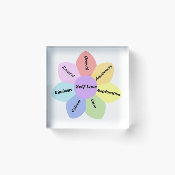 Item preview, Self love pastel rainbow color flower design designed and sold by Pixtela ..