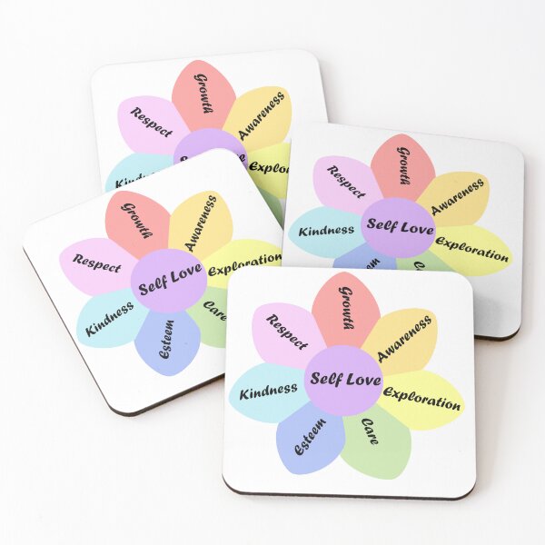 Item preview, Self love pastel rainbow color flower design designed and sold by Pixtela ..