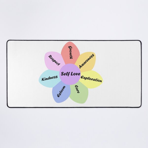 Item preview, Self love pastel rainbow color flower design designed and sold by Pixtela ..