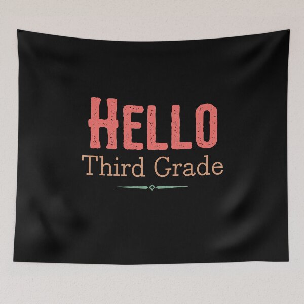 Item preview, Hello Third Grade Back To School First Day  designed and sold by BUBLTEES.