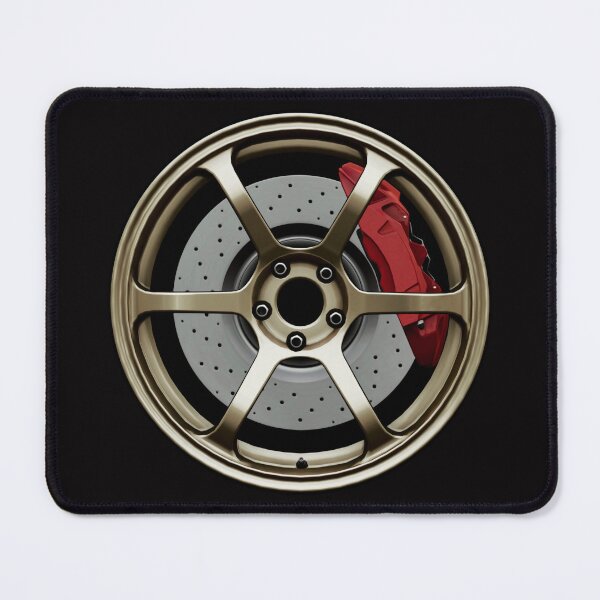 Item preview, Bronze JDM wheel with red brake caliper designed and sold by ApexFibers.