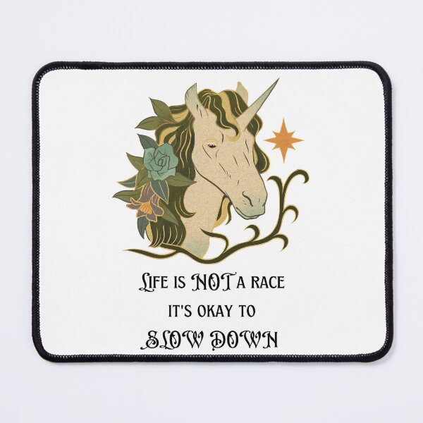 Item preview, Life is not a race, It's Okay to Slow Down designed and sold by JoyfulNymph.