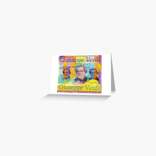Item preview, Giuseppe Verdi, elegant portrait, composer designed and sold by Mauswohn.