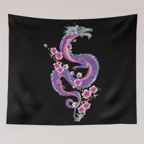 Item preview, Dragon with flowers designed and sold by Paula Helit.
