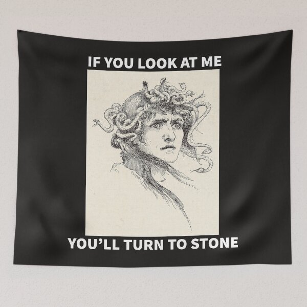 Item preview, MEDUSA - LOOK AT MEDUSA AND YOU'LL TURN TO STONE designed and sold by TechLaughs.