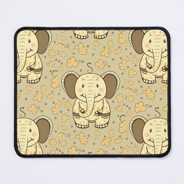 Item preview, Pattern colorful elephant designed and sold by Hichem Ben Boubaker.