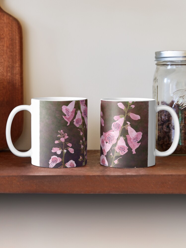 Alternate view of Misty Floral - Foxglove Coffee Mug