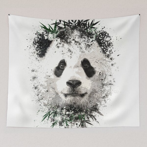 Item preview, Panda With Bamboo splatter designed and sold by jpvoodoo.