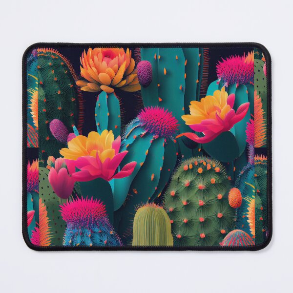 Item preview, Pattern colourful cactus designed and sold by Hichem Ben Boubaker.
