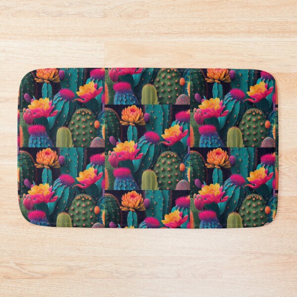 Item preview, Pattern colourful cactus designed and sold by Hichem Ben Boubaker.