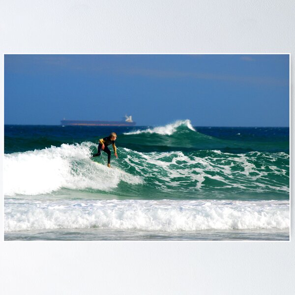 Item preview, Surf, Waves and Coal Ships - Redhead Beach NSW designed and sold by Bev Woodman.