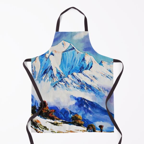 Item preview, Nepal Mountain Painting designed and sold by Sameart ⭐⭐⭐⭐⭐.