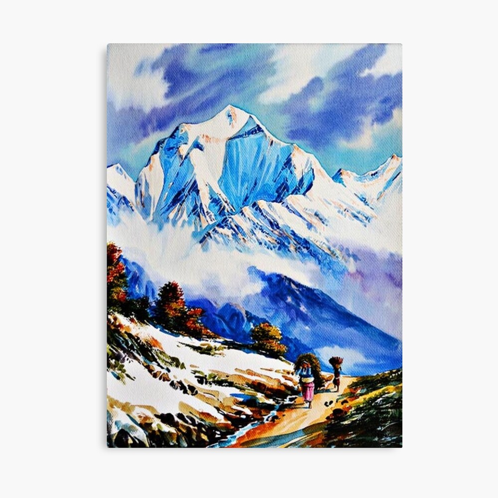 Mount Everest and its north ridge face Home Decor Handmade Wall Art 3D  Poster - Art & Paintings posters in India - Buy art, film, design, movie,  music, nature and educational paintings/wallpapers