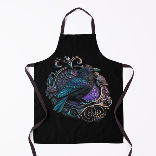 Item preview, The Raven Amulet - Transparent, Detailed Talisman / Charm / of Mystical Gothic Raven, Jewelry - Very High Resolution - Original Artwork designed and sold by CloudofKnowing.