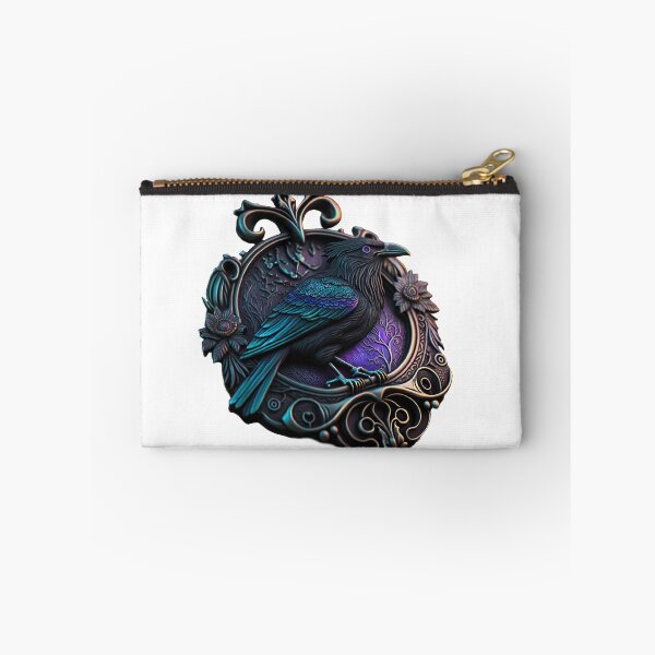 Item preview, The Raven Amulet - Transparent, Detailed Talisman / Charm / of Mystical Gothic Raven, Jewelry - Very High Resolution - Original Artwork designed and sold by CloudofKnowing.