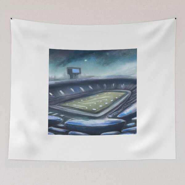 Item preview, "The Lunar Field: A Futuristic Football Stadium" designed and sold by Sparkline.