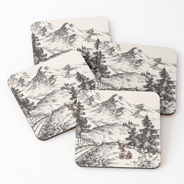 Item preview, himalayas drawing designed and sold by Sameart ⭐⭐⭐⭐⭐.