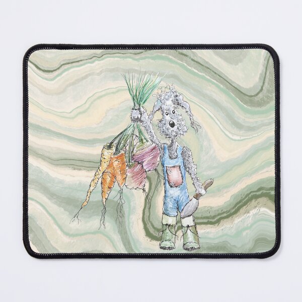 Item preview, Bedlington Terrier dog with vegetables designed and sold by The Quaint and Quirky.